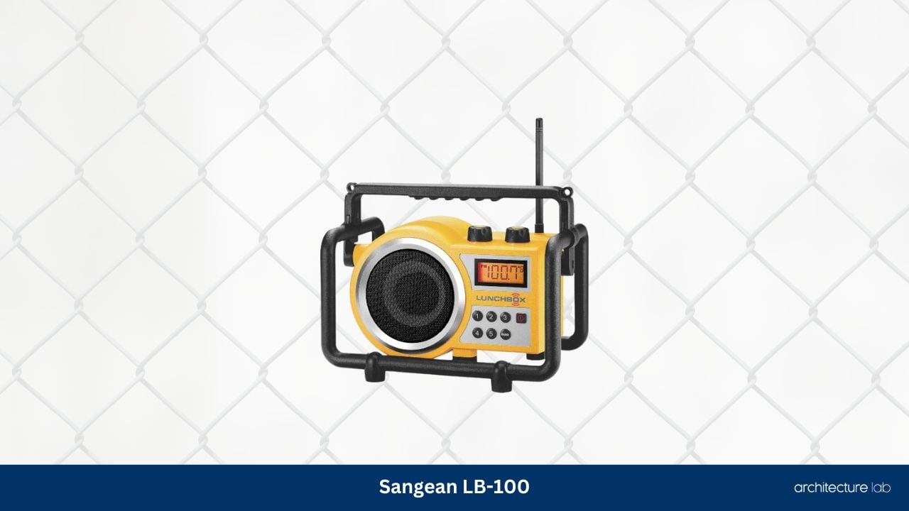 Sangean lb 100 compact jobsite radio