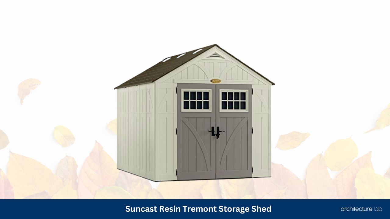 Suncast resin tremont storage shed