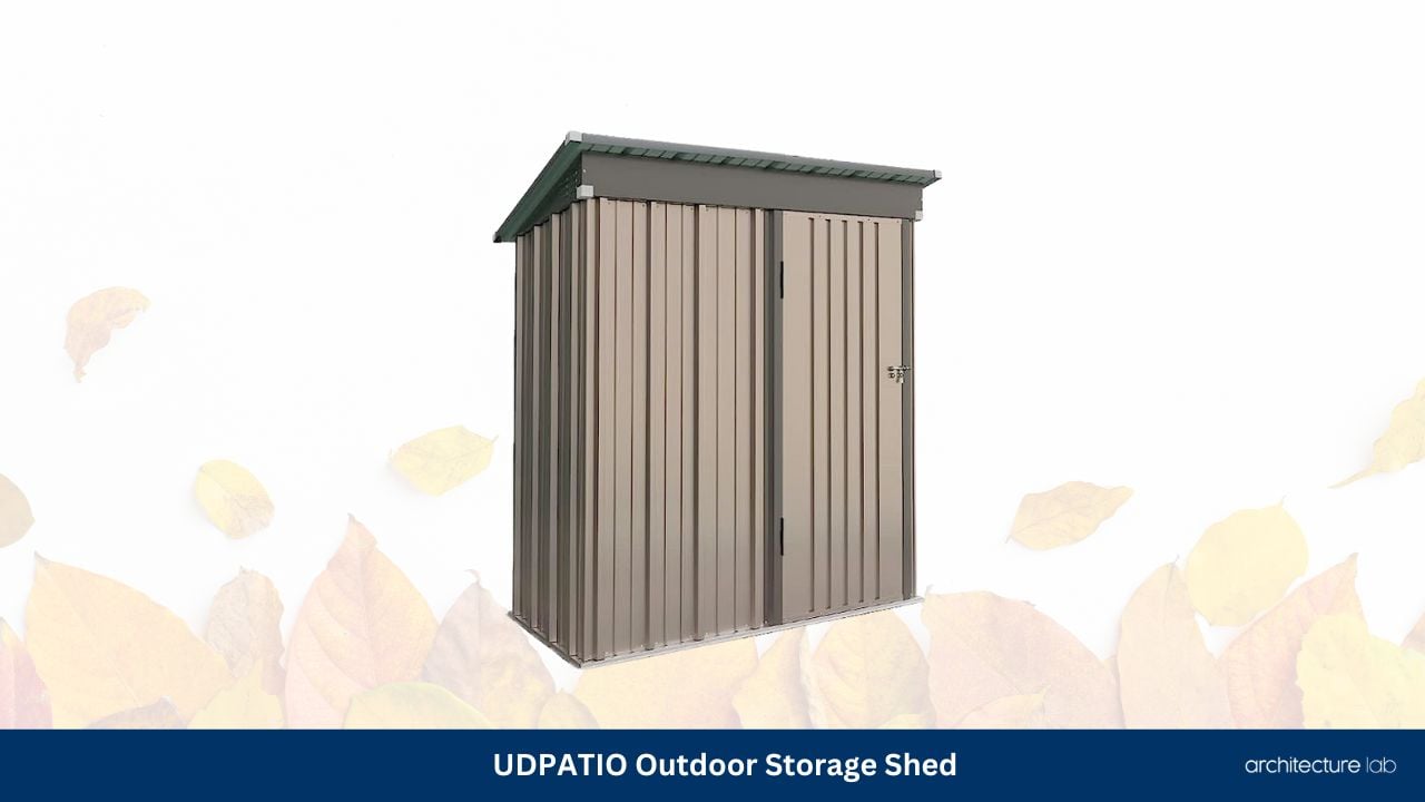 Udpatio outdoor storage shed