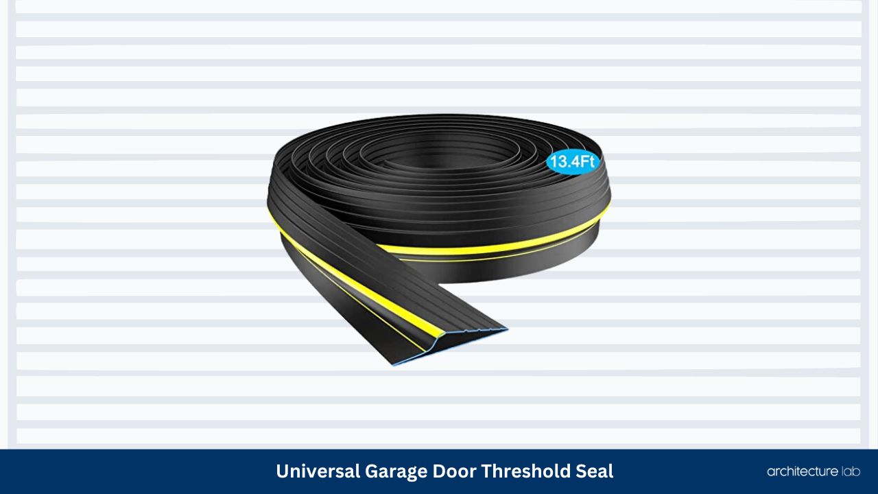Universal garage door threshold seal