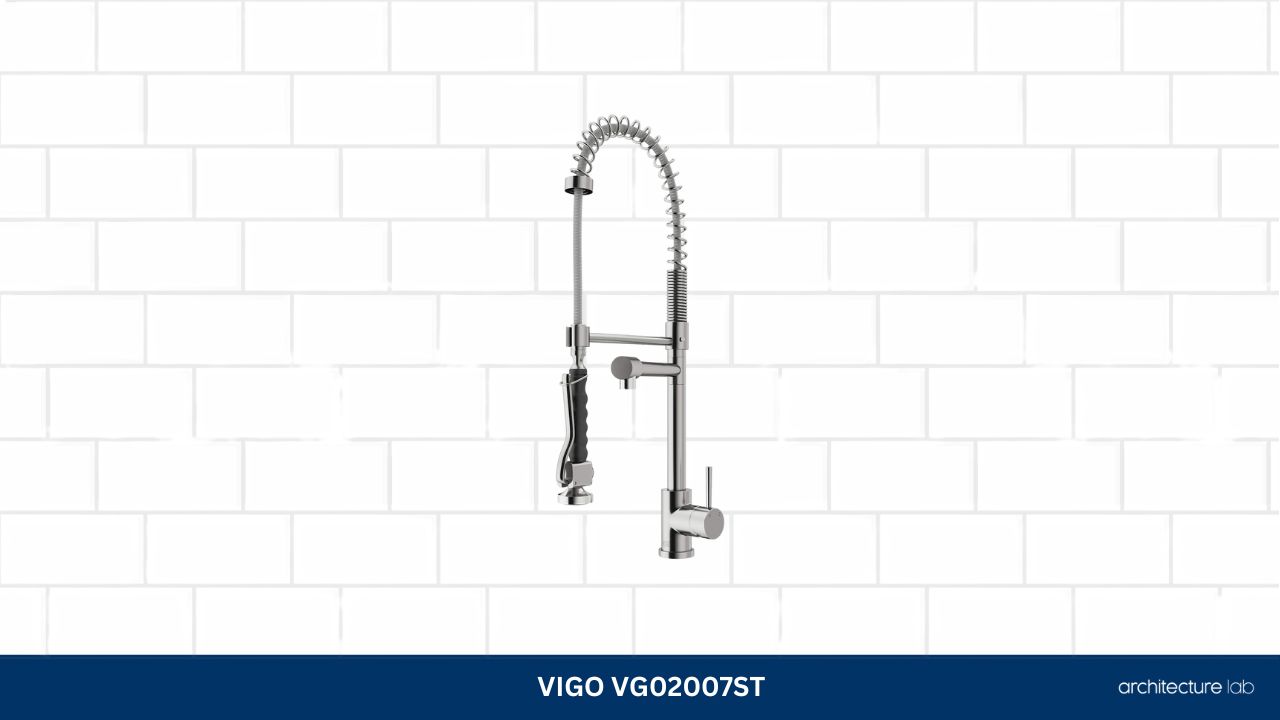 Vigo vg02007st pull down spray kitchen faucet