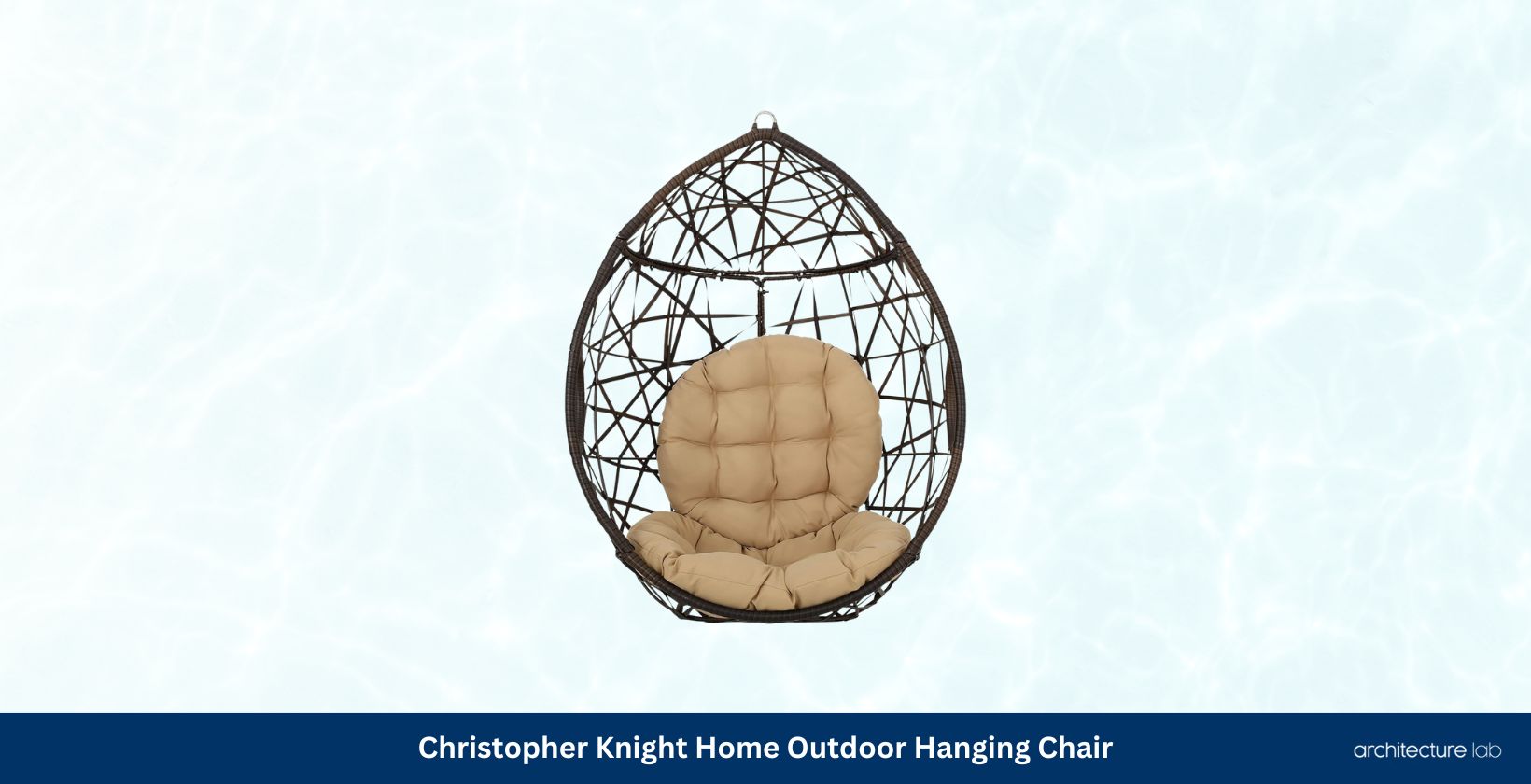5 Best Hanging Chaise Loungers For Indoor &Amp; Outdoor Relaxation 9 Christopher knight home outdoor hanging chair