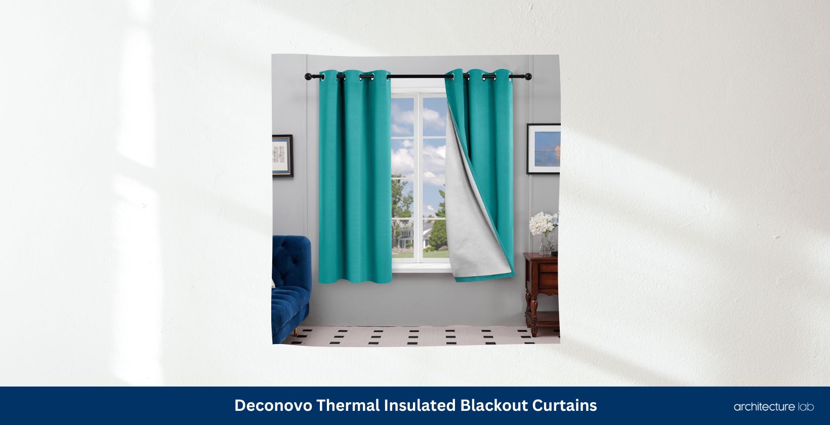 Deconovo thermal insulated blackout curtains