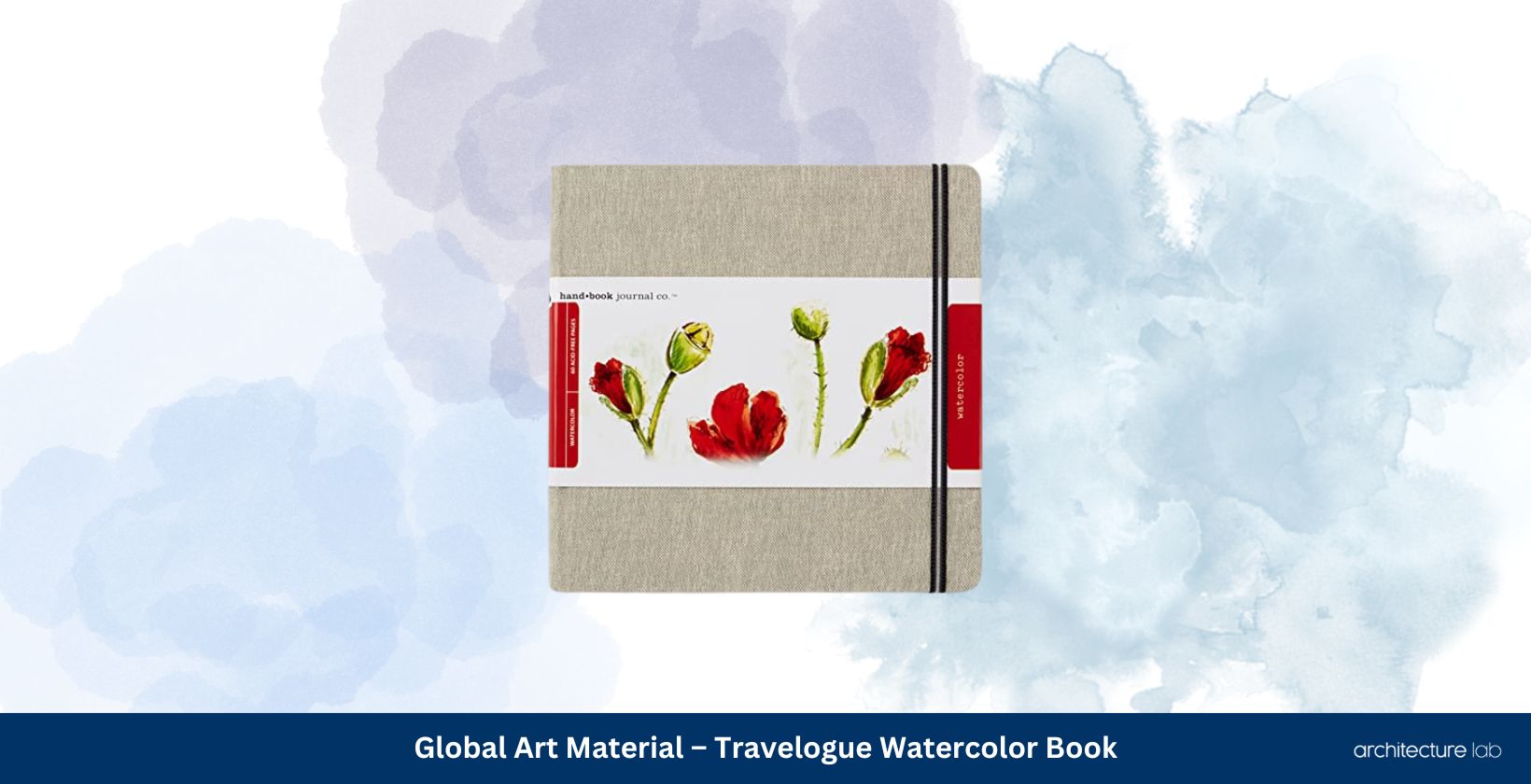 Global art material – travelogue watercolor book