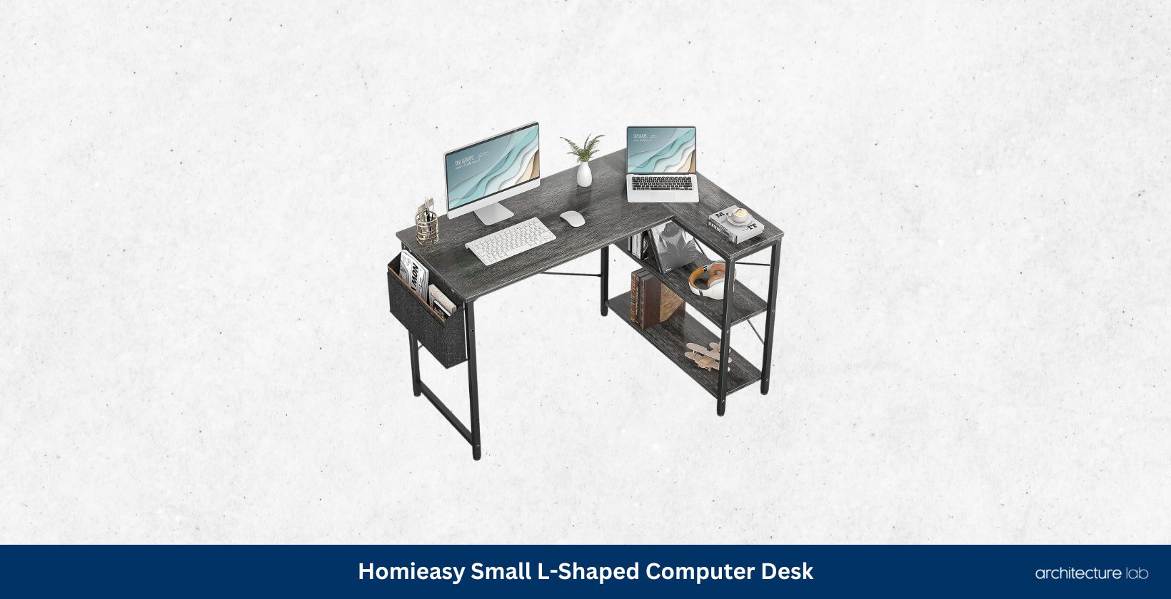 Homieasy small l shaped computer desk