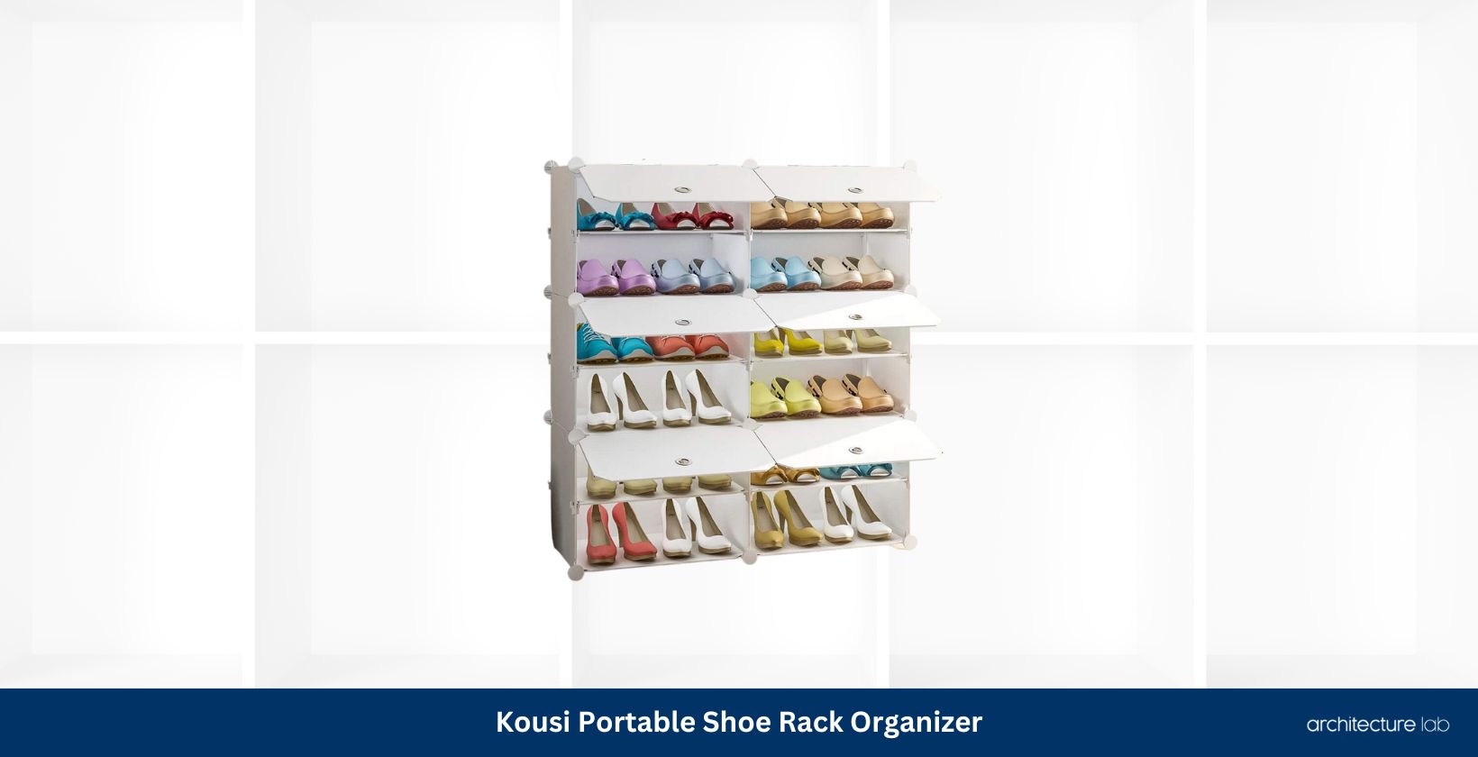 Kousi portable shoe rack organizer