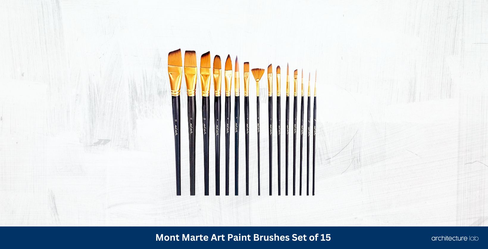 6 Best Brushes For Oil Painting Every Artist Should Use 7 Mont marte art paint brushes set of 15