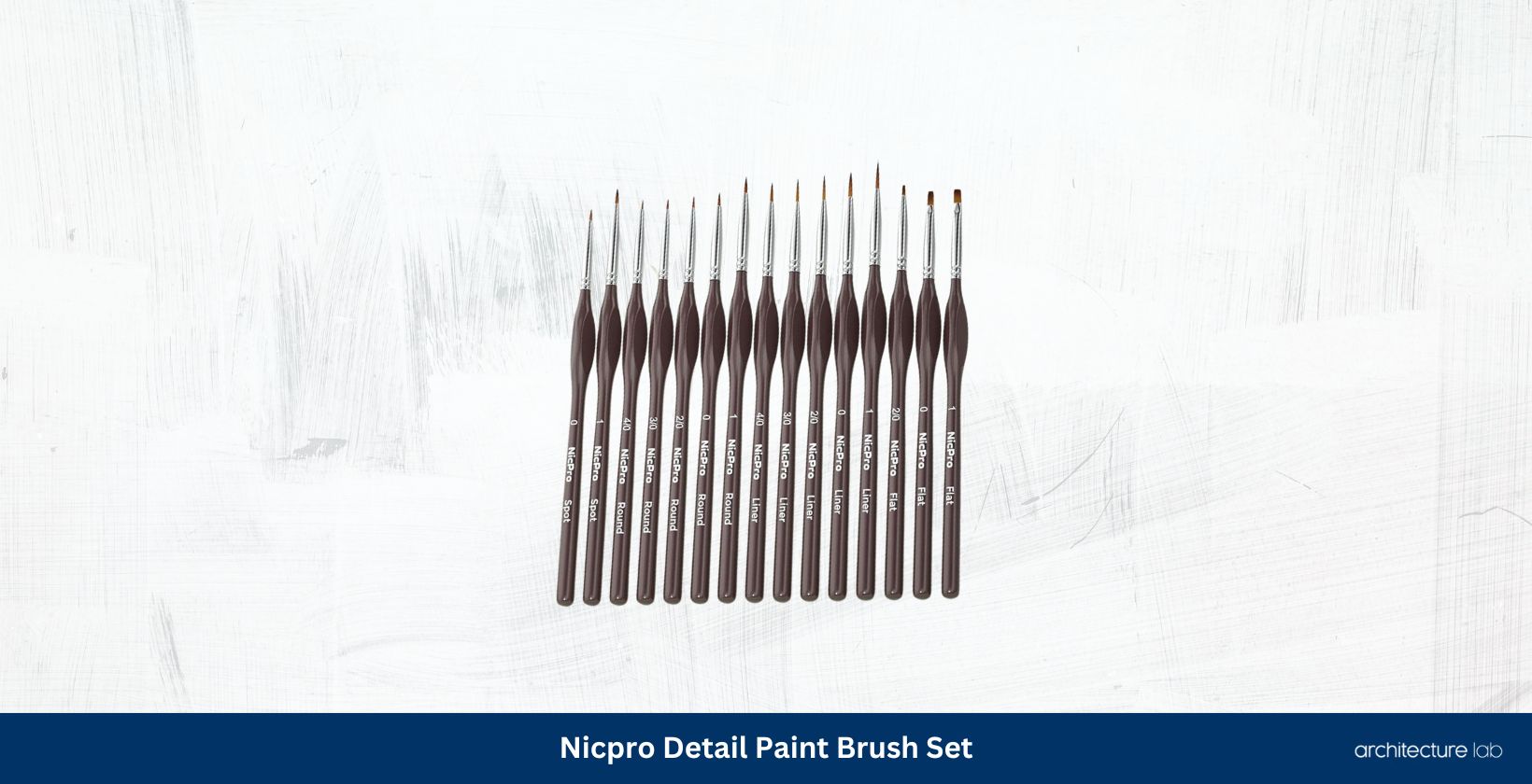 Nicpro detail paint brush set