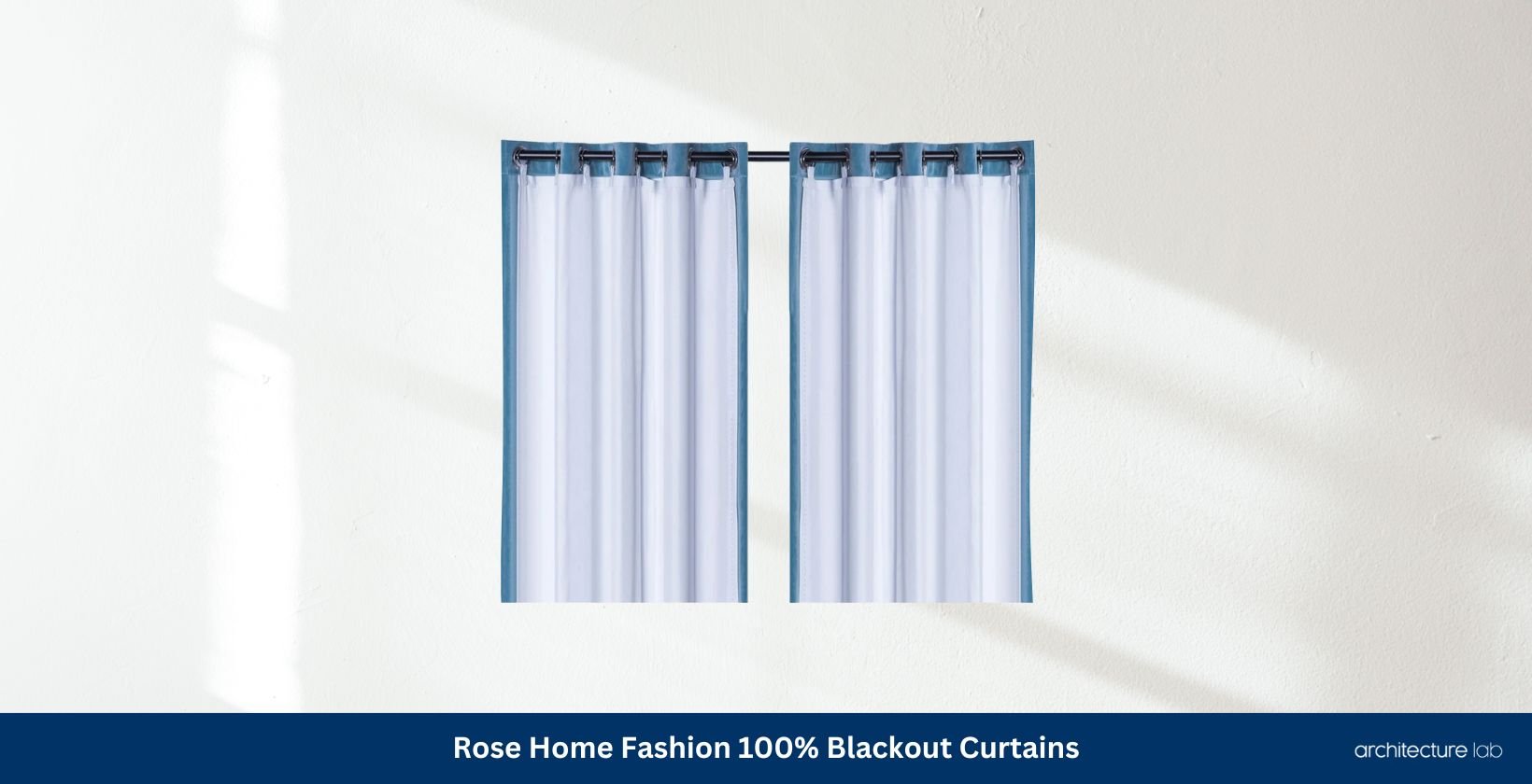 Rose home fashion 100 blackout curtains