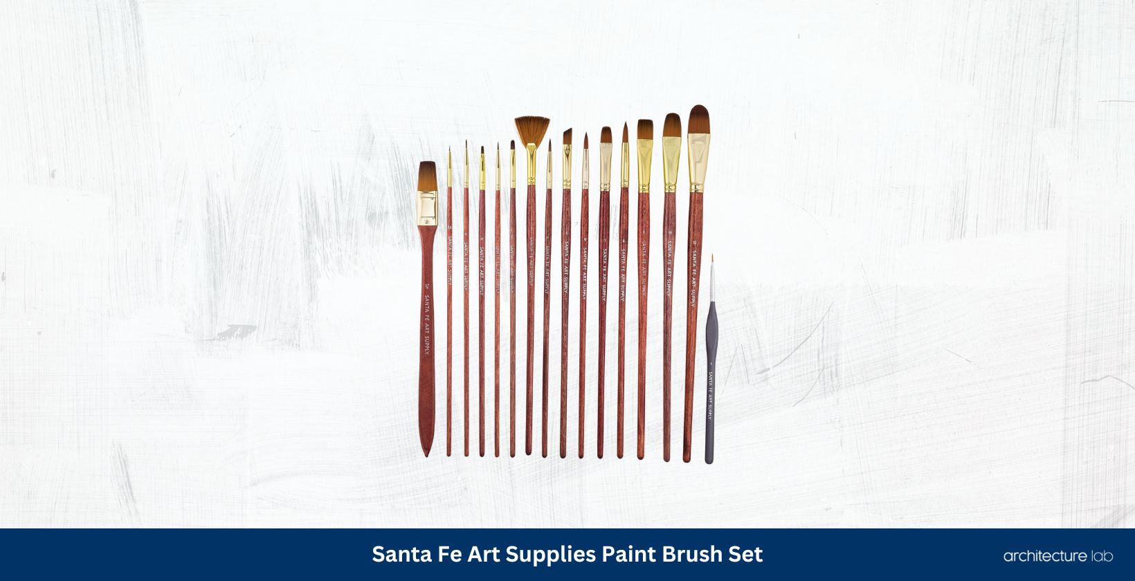 Santa fe art supplies paint brush set