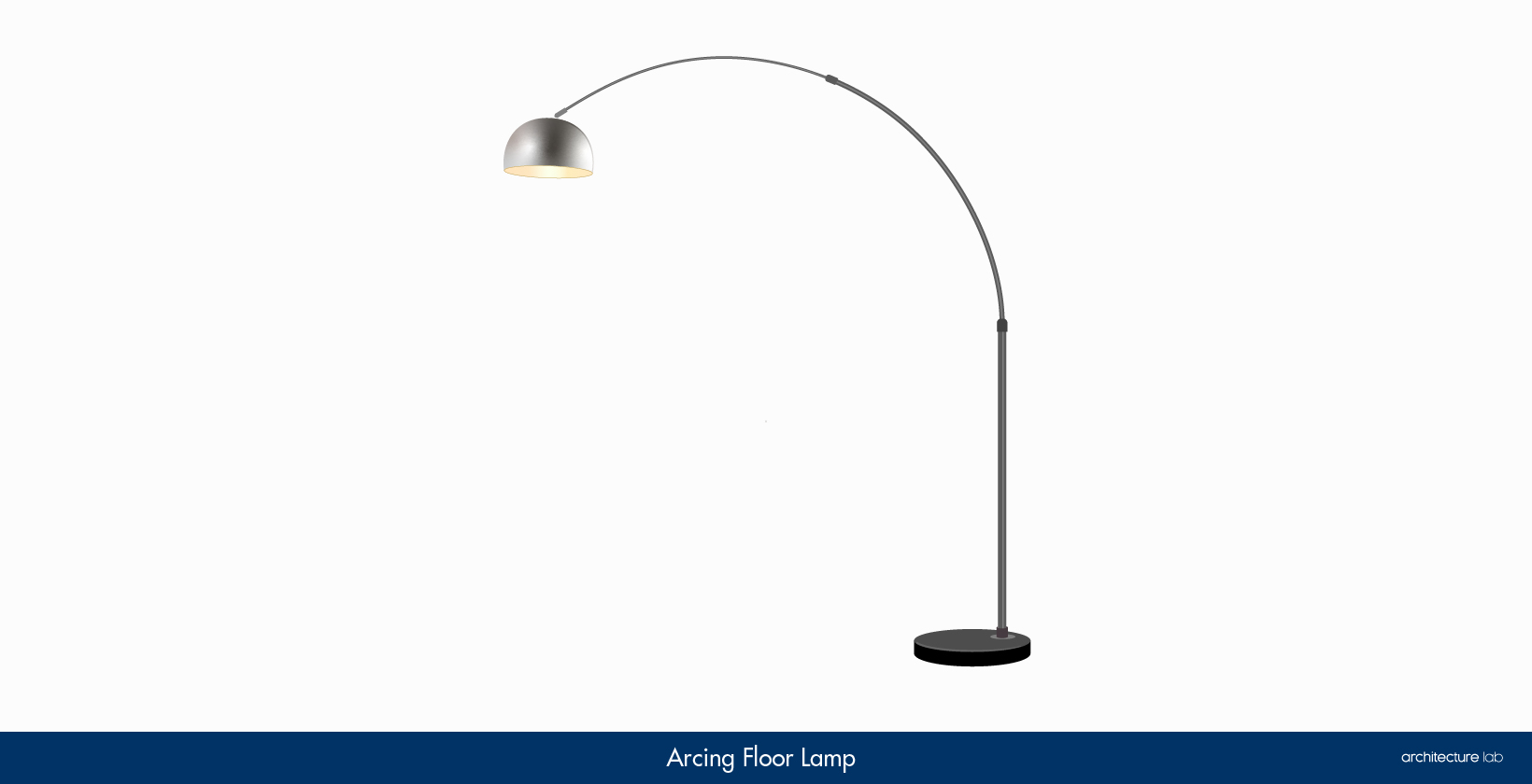 12. Arcing floor lamp