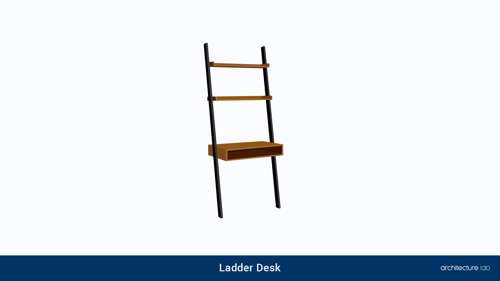 Types Of Desks For Your Office 17. Ladder desk