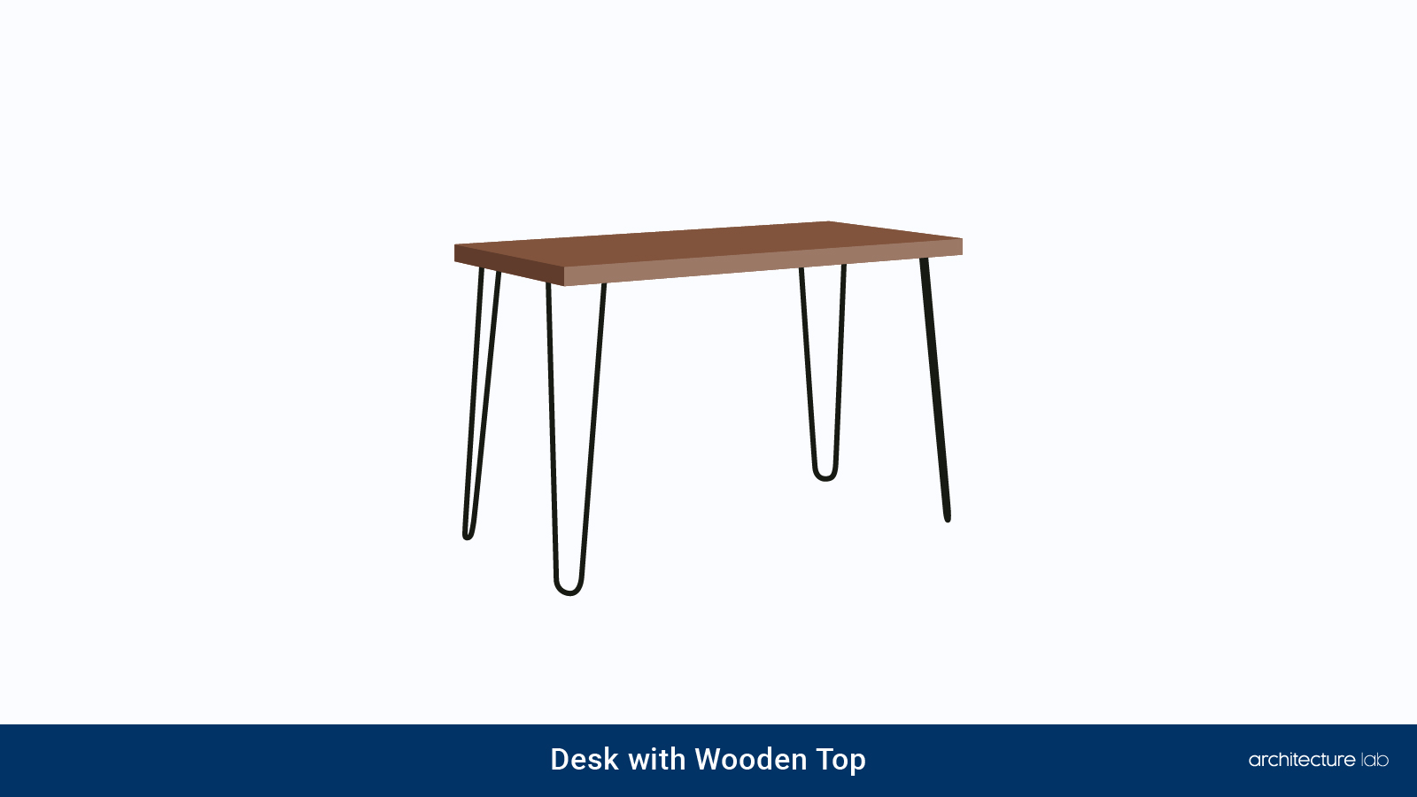 Types Of Desks For Your Office 25. Desk with wooden top