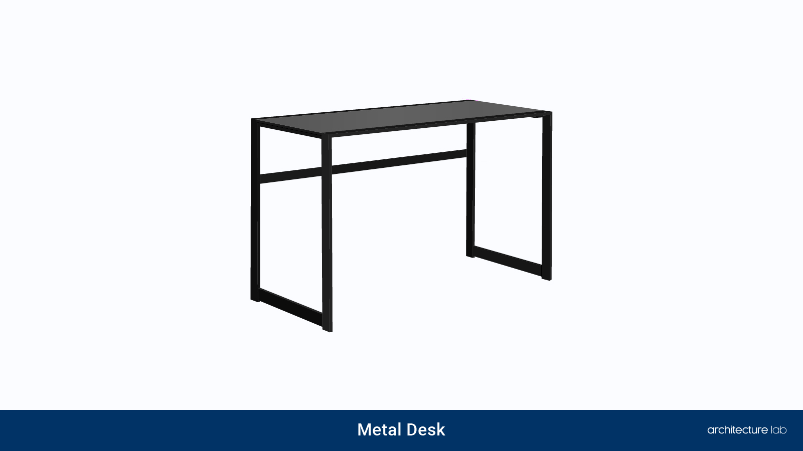 27. Metal desk