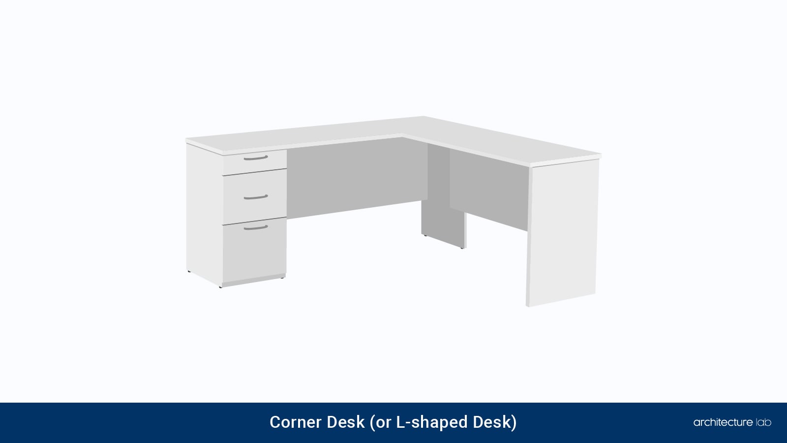 Types Of Desks For Your Office 5. Corner desk (or l-shaped desk)