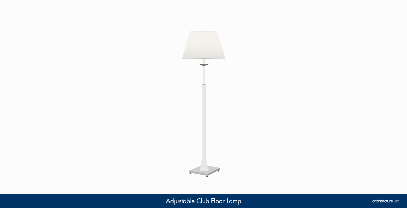 6. Adjustable club floor lamp
