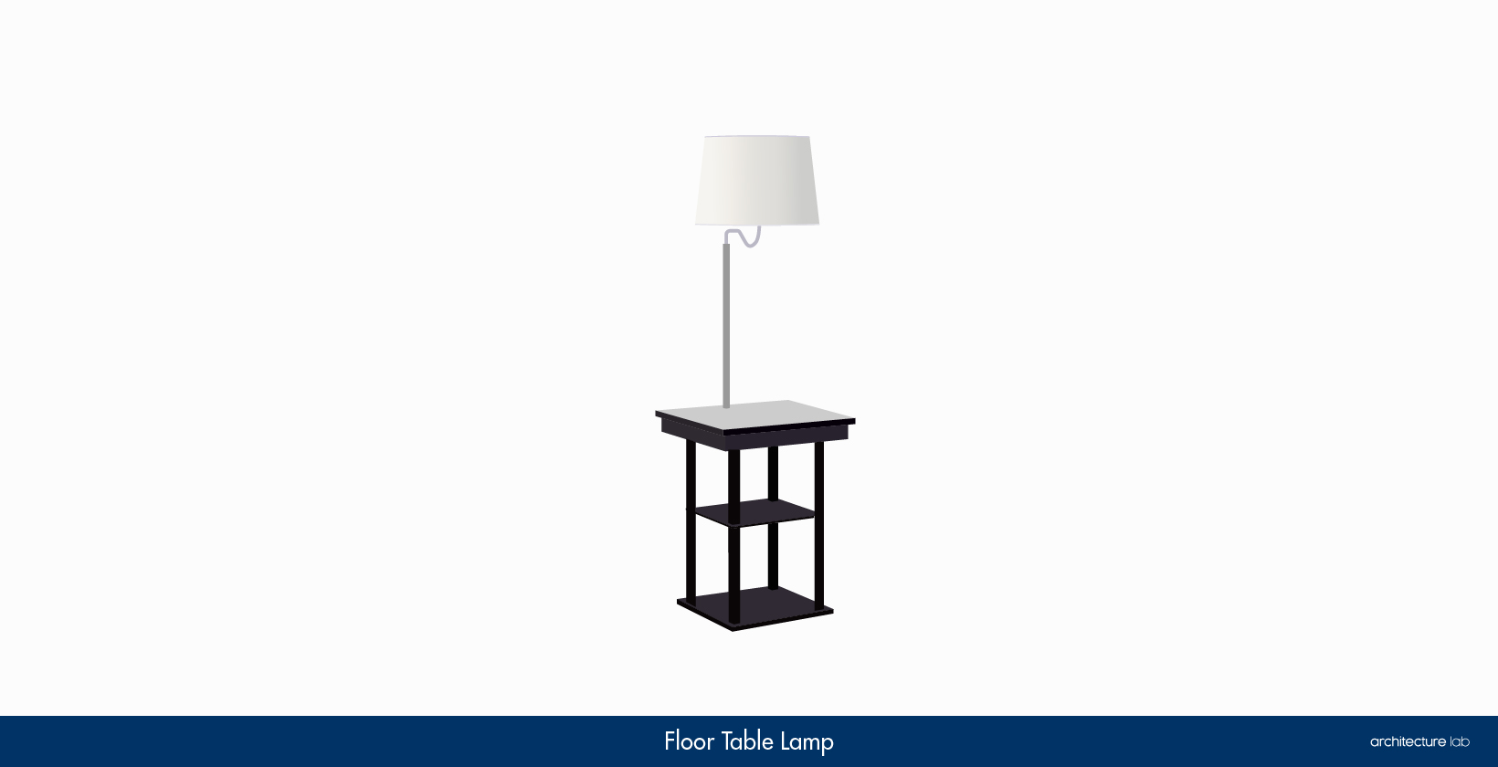 7. Floor table lamp