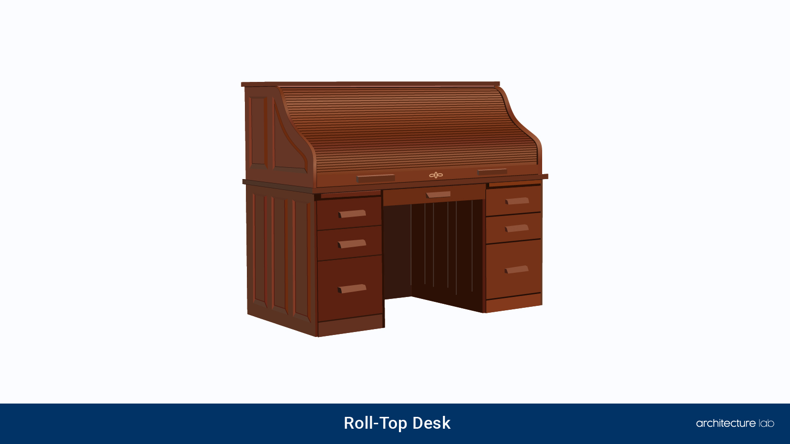 8. Roll-top desk
