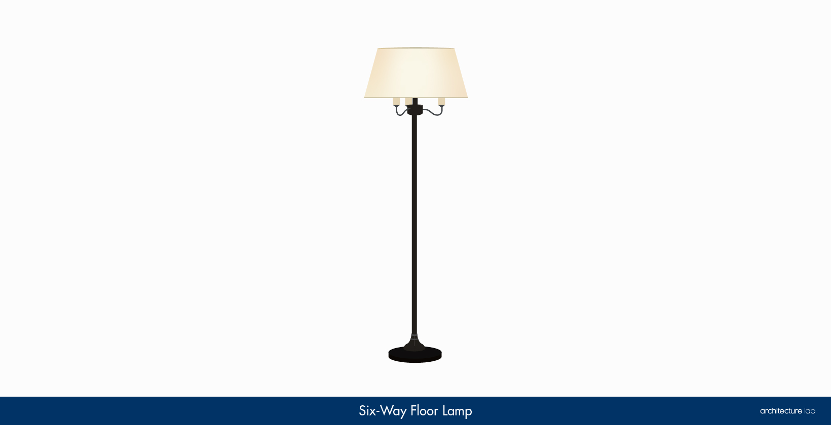 8. Six-way floor lamp