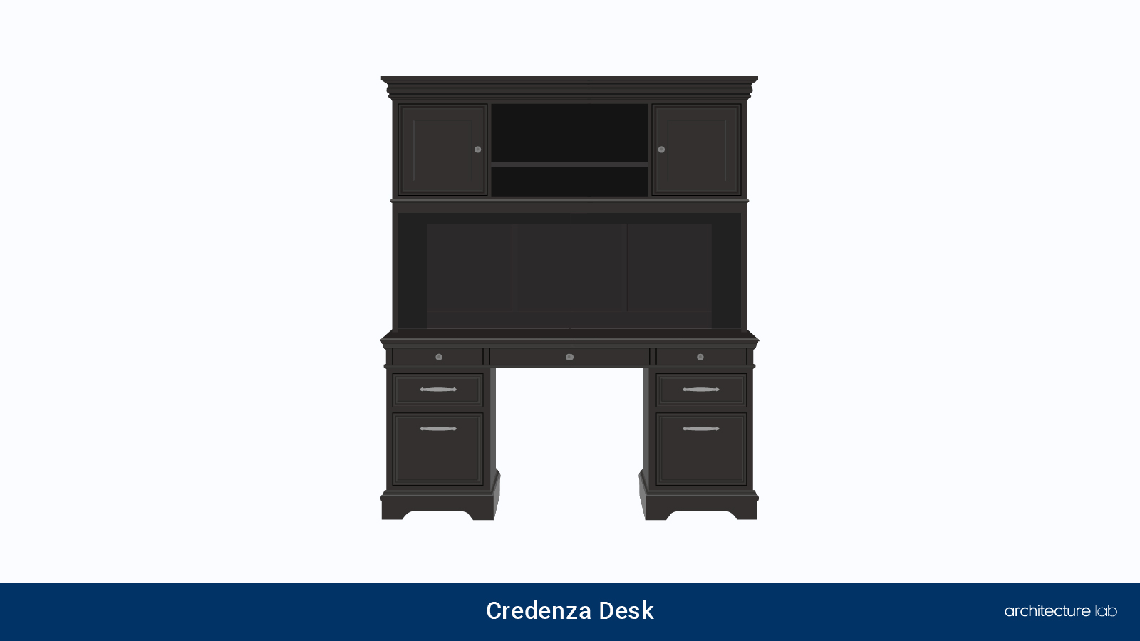 Types Of Desks For Your Office 9. Credenza desk