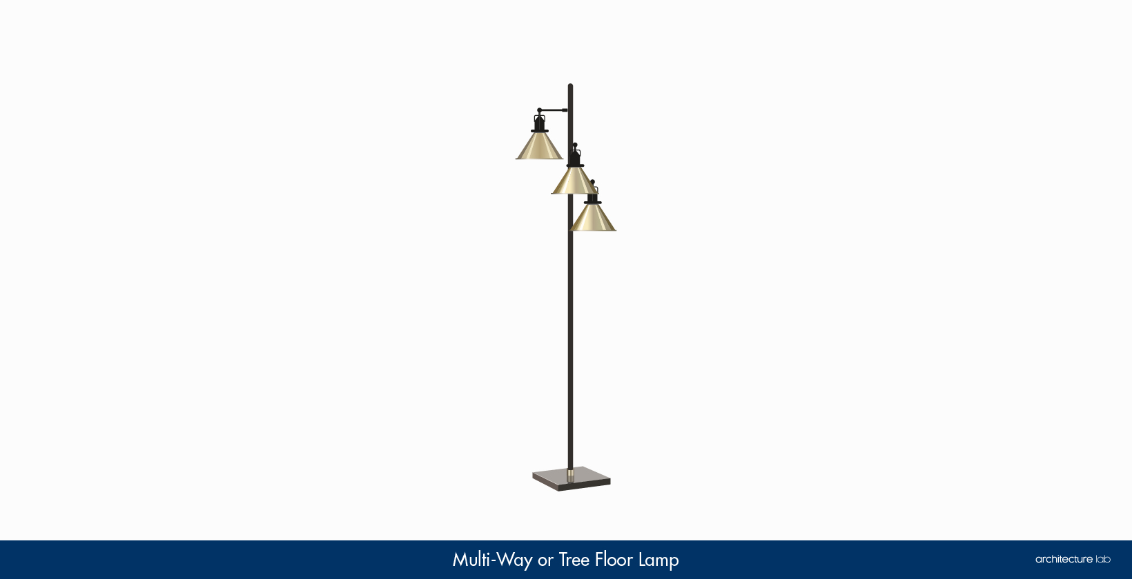 9. Multi-way or tree floor lamp