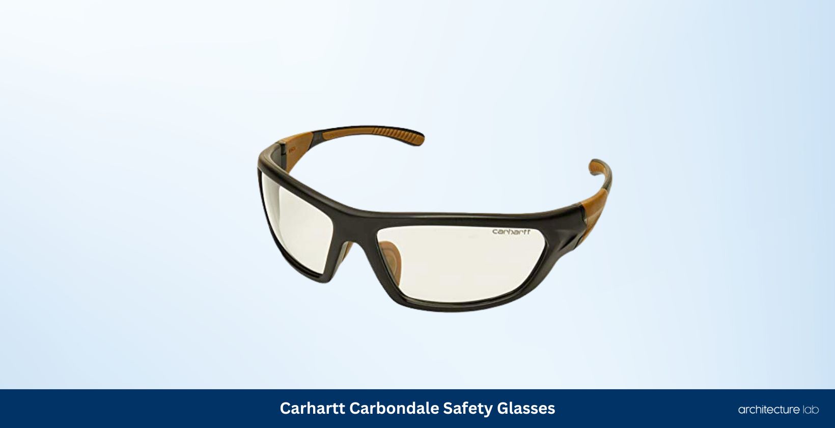 Carhartt carbondale safety glasses with clear anti fog lens