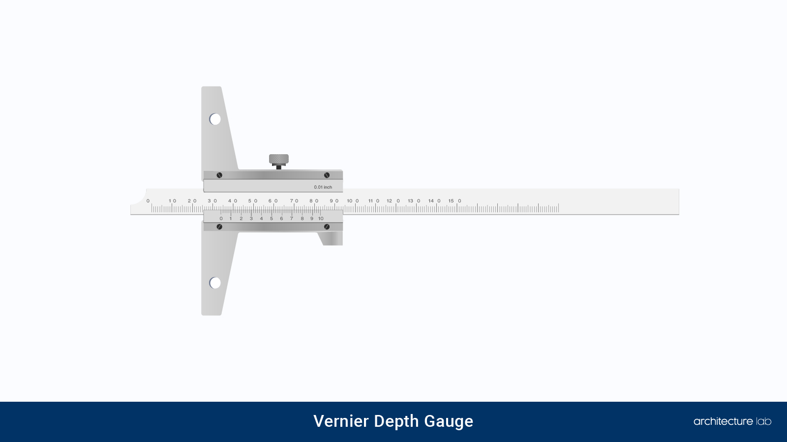 Vernier depth gauge-100