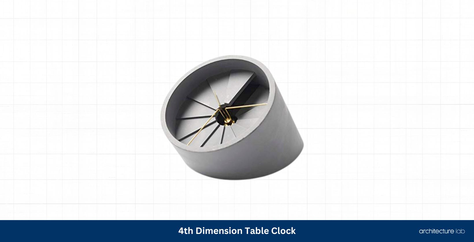 33 Of The Best Gifts For Interior Designers And Creatives 55 4th dimension table clock