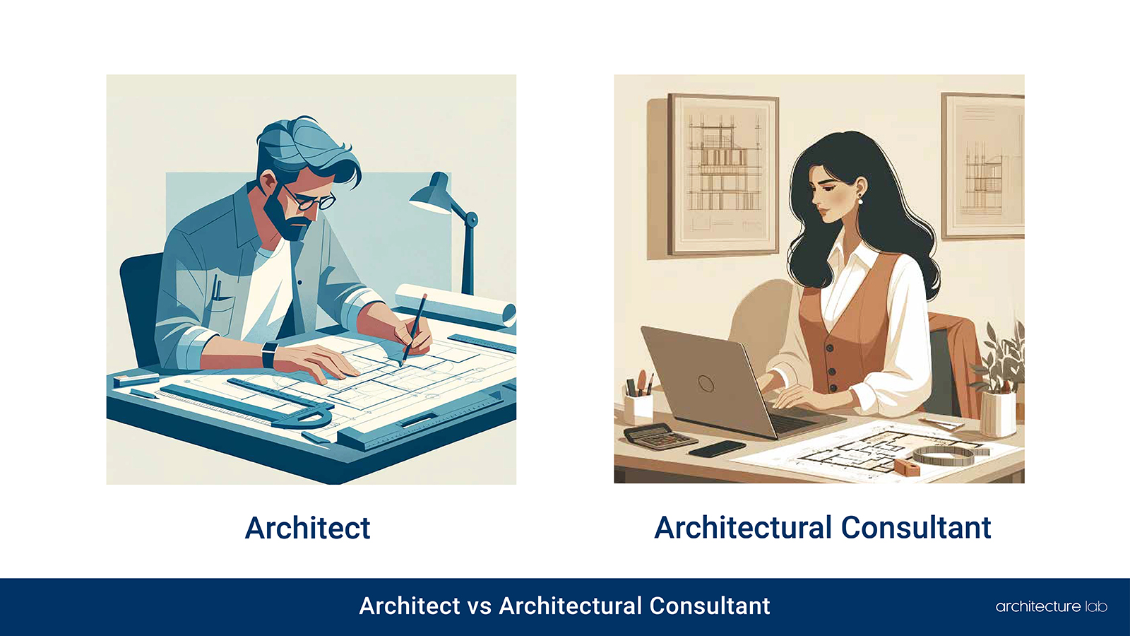 Architect vs. Architectural consultant: differences, similarities, duties, salaries, and education