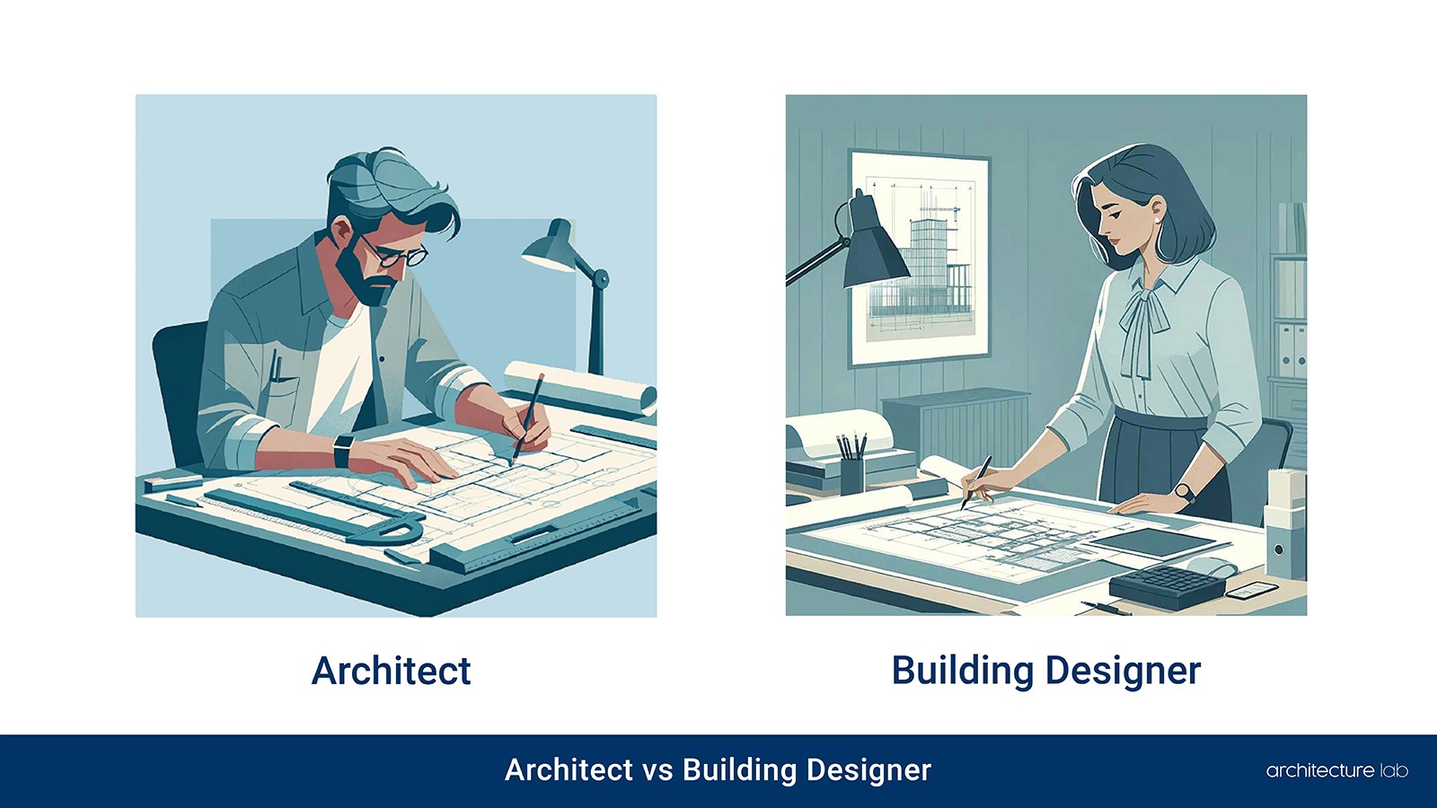 Architect vs. Building designer: differences, similarities, duties, salaries, and education