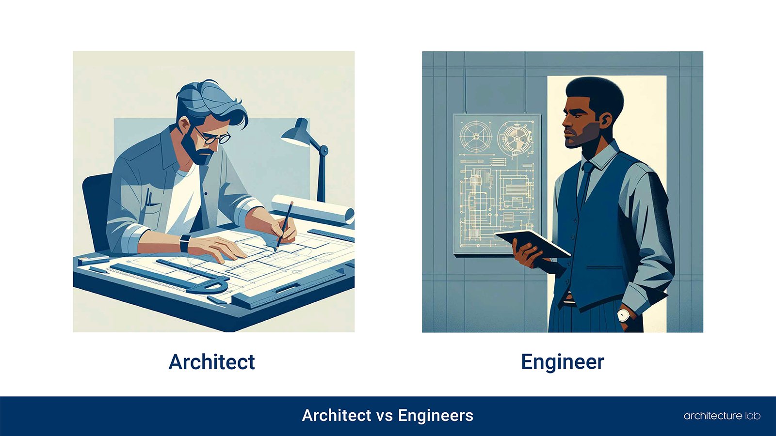 Architects vs. Engineers: differences, similarities, duties, salaries, and education