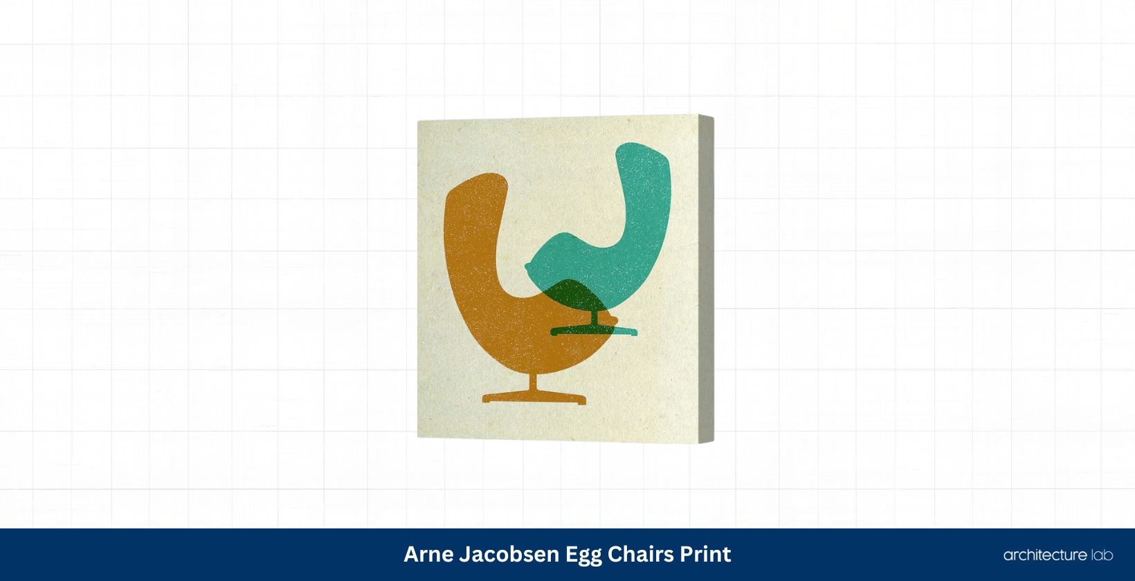 Arne jacobsen egg chairs print