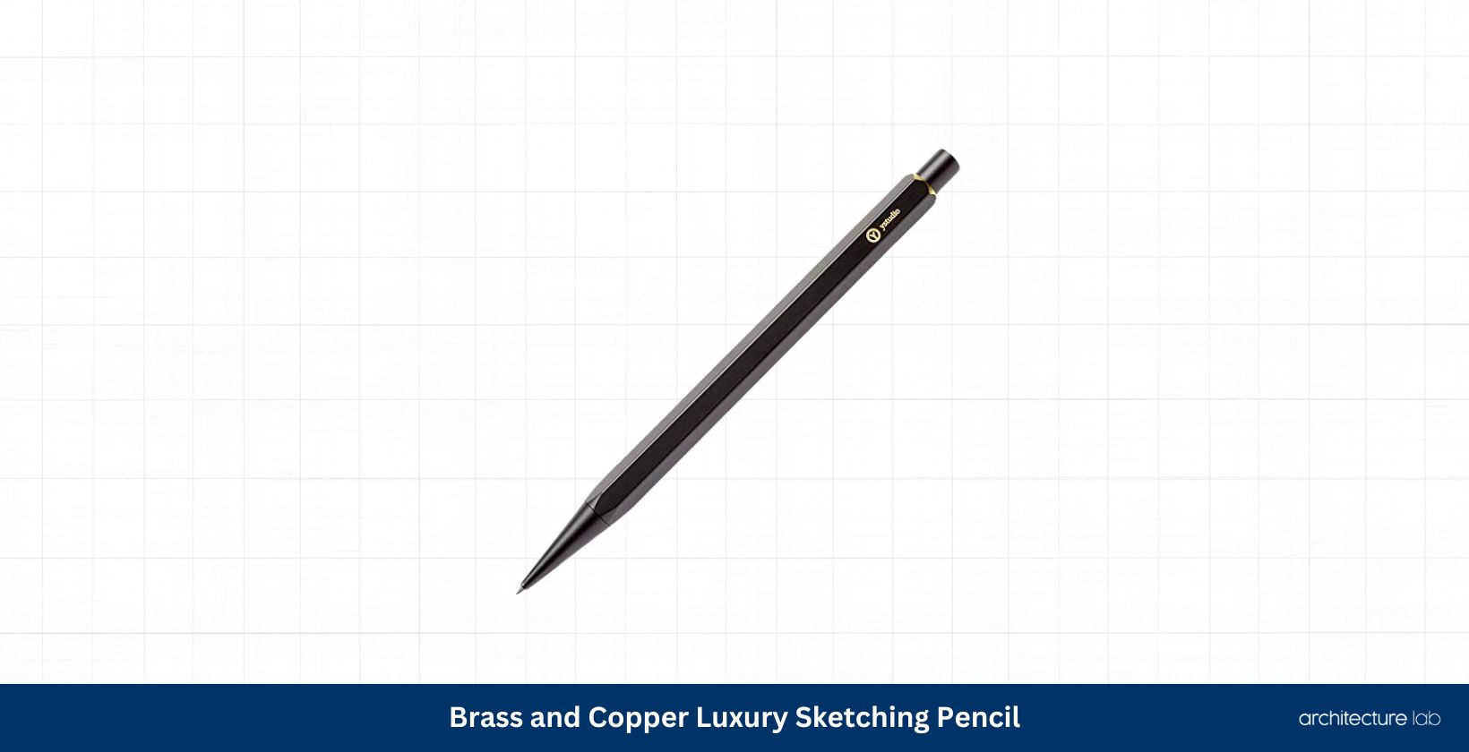 Brass and copper luxury sketching pencil