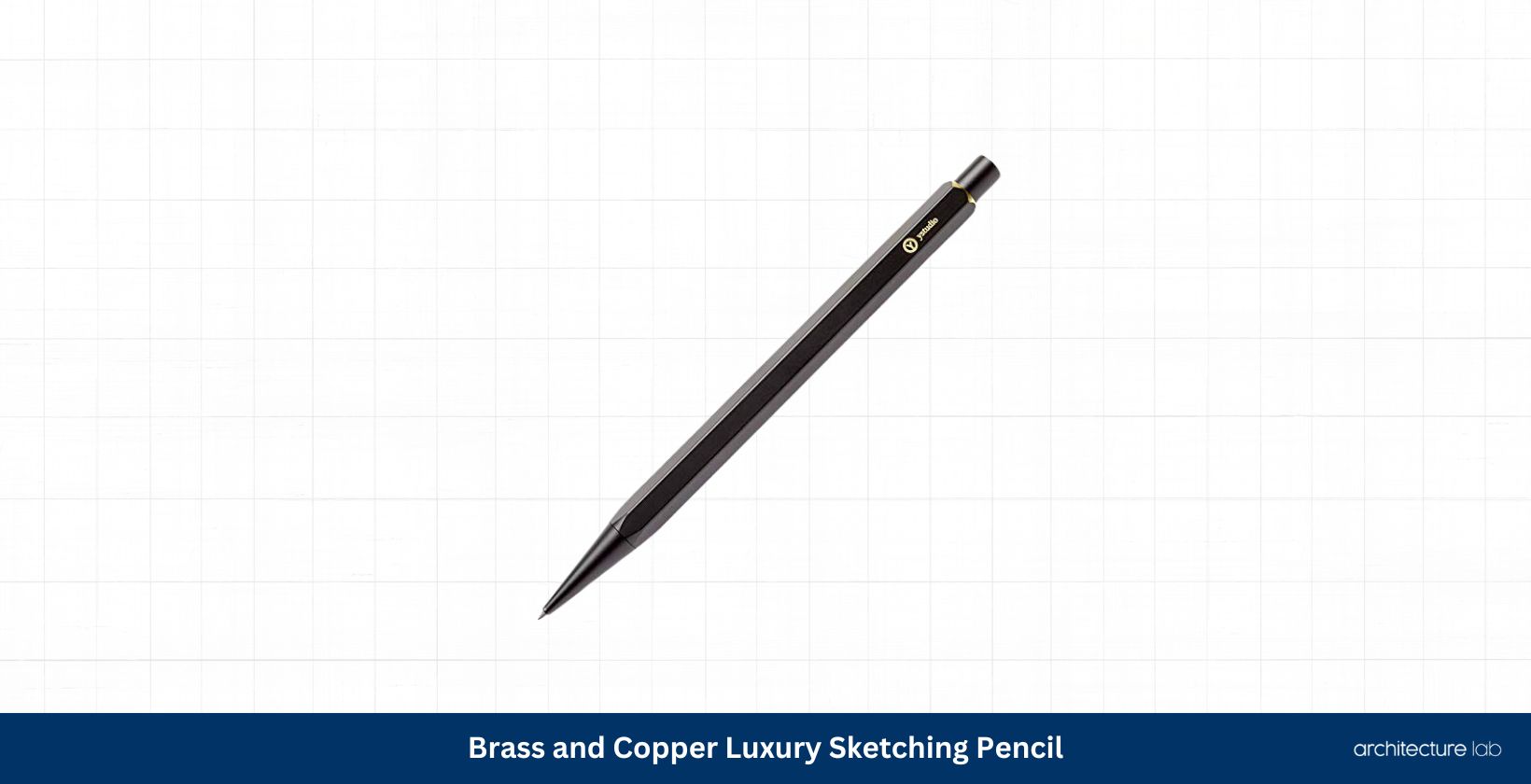 33 Of The Best Gifts For Interior Designers And Creatives 49 Brass and copper luxury sketching pencil