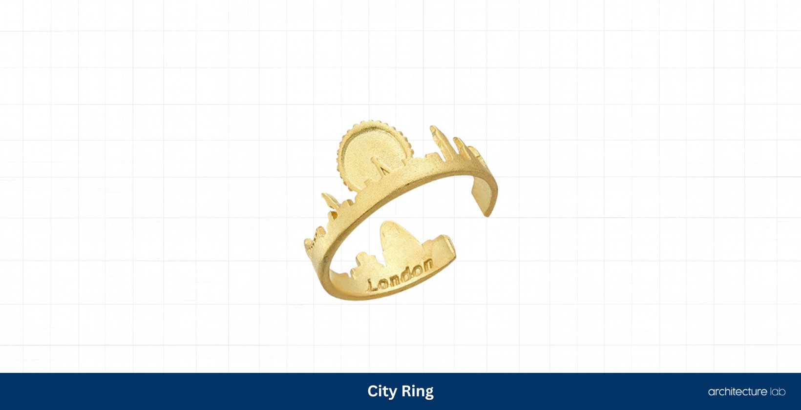 City ring – 925 sterling plated