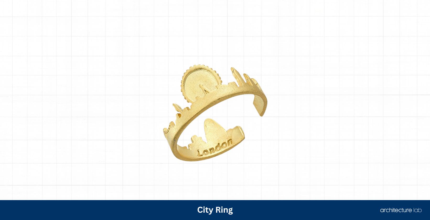 33 Of The Best Gifts For Interior Designers And Creatives 44 City ring – 925 sterling plated