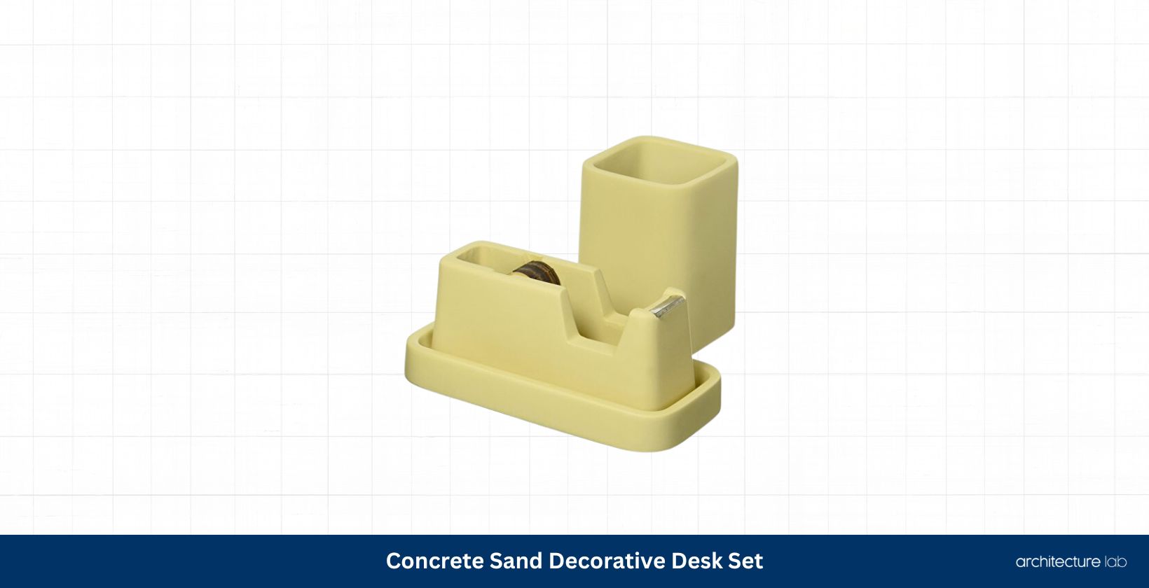 Concrete sand decorative desk set