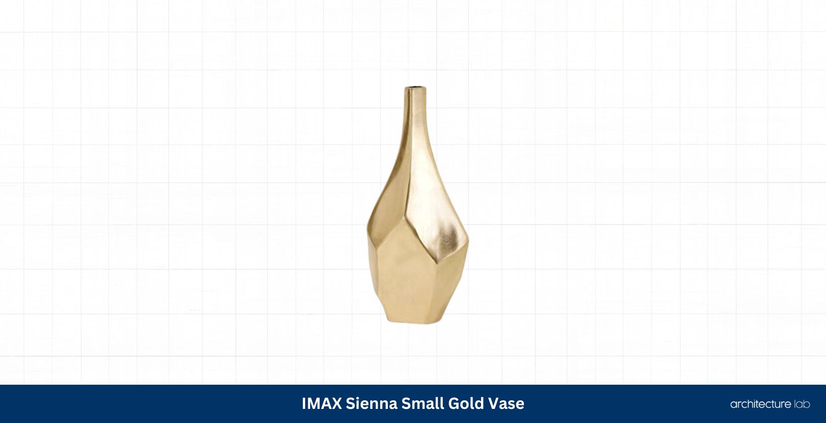 33 Of The Best Gifts For Interior Designers And Creatives 66 Imax 60312 sienna small gold vase