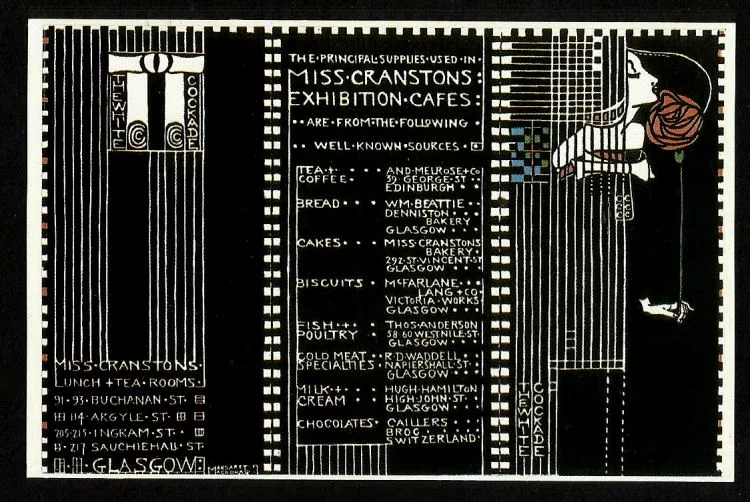 Charles Rennie Mackintosh: Biography, Works, Awards 43 Detail, the willow tearooms - charles rennie mackintosh