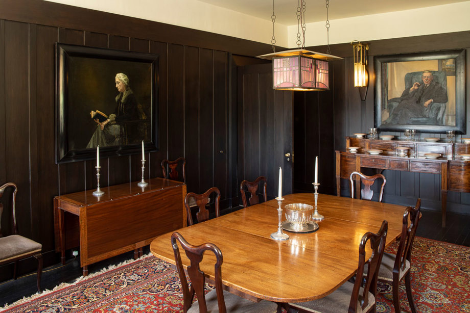 Charles Rennie Mackintosh: Biography, Works, Awards 63 Dining room, the hill house - charles rennie mackintosh
