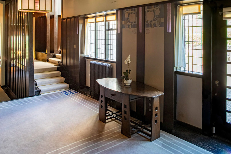 Charles Rennie Mackintosh: Biography, Works, Awards 64 Hallway, the hill house - charles rennie mackintosh