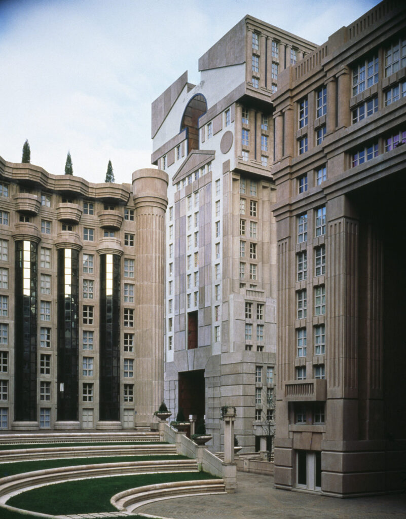 Iconic postmodern residential architecture: les espaces d’abraxas, paris, france - designed by ricardo bofill