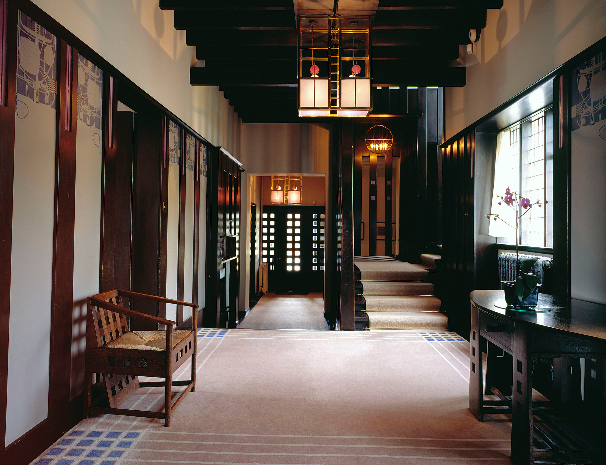 Charles Rennie Mackintosh: Biography, Works, Awards 62 Interior, the hill house - charles rennie mackintosh