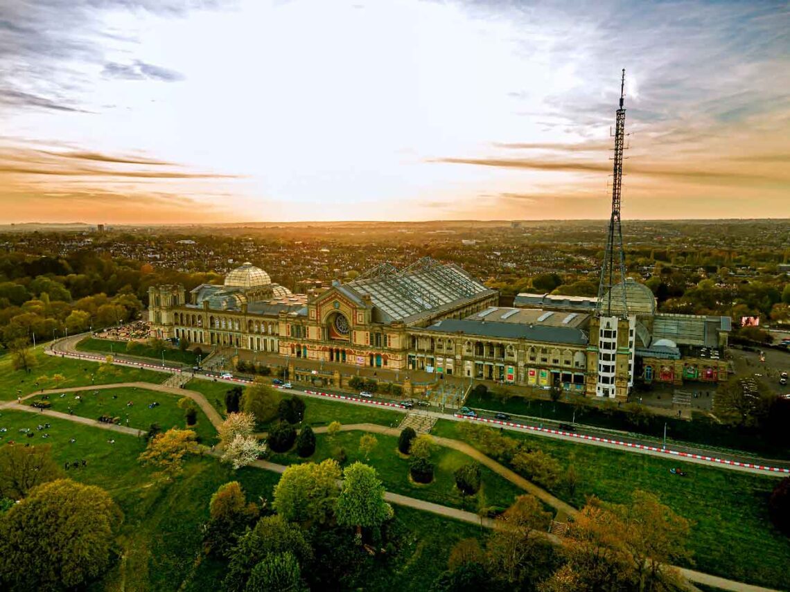 Late victorian architecture: alexandra palace, london, united kingdom - designed by owen jones and alfred meeson, opened in 1873. - © jack rose