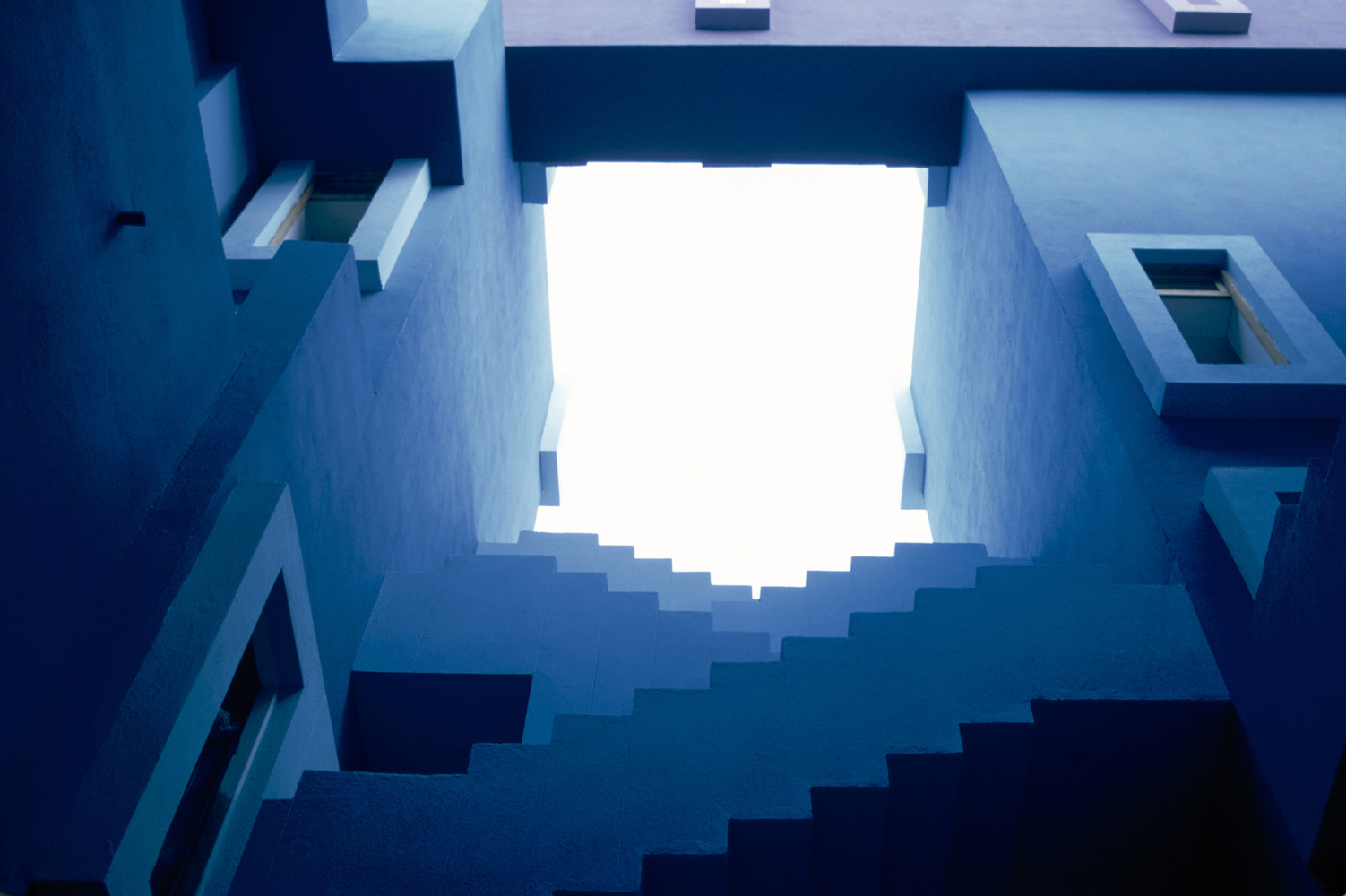 Monumental futuristic social housing architecture: la muralla roja, calpe, spain - designed by ricardo bofill, completed in 1973.