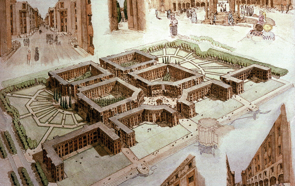 Les arcades du lac, versailles, france - designed by ricardo bofill