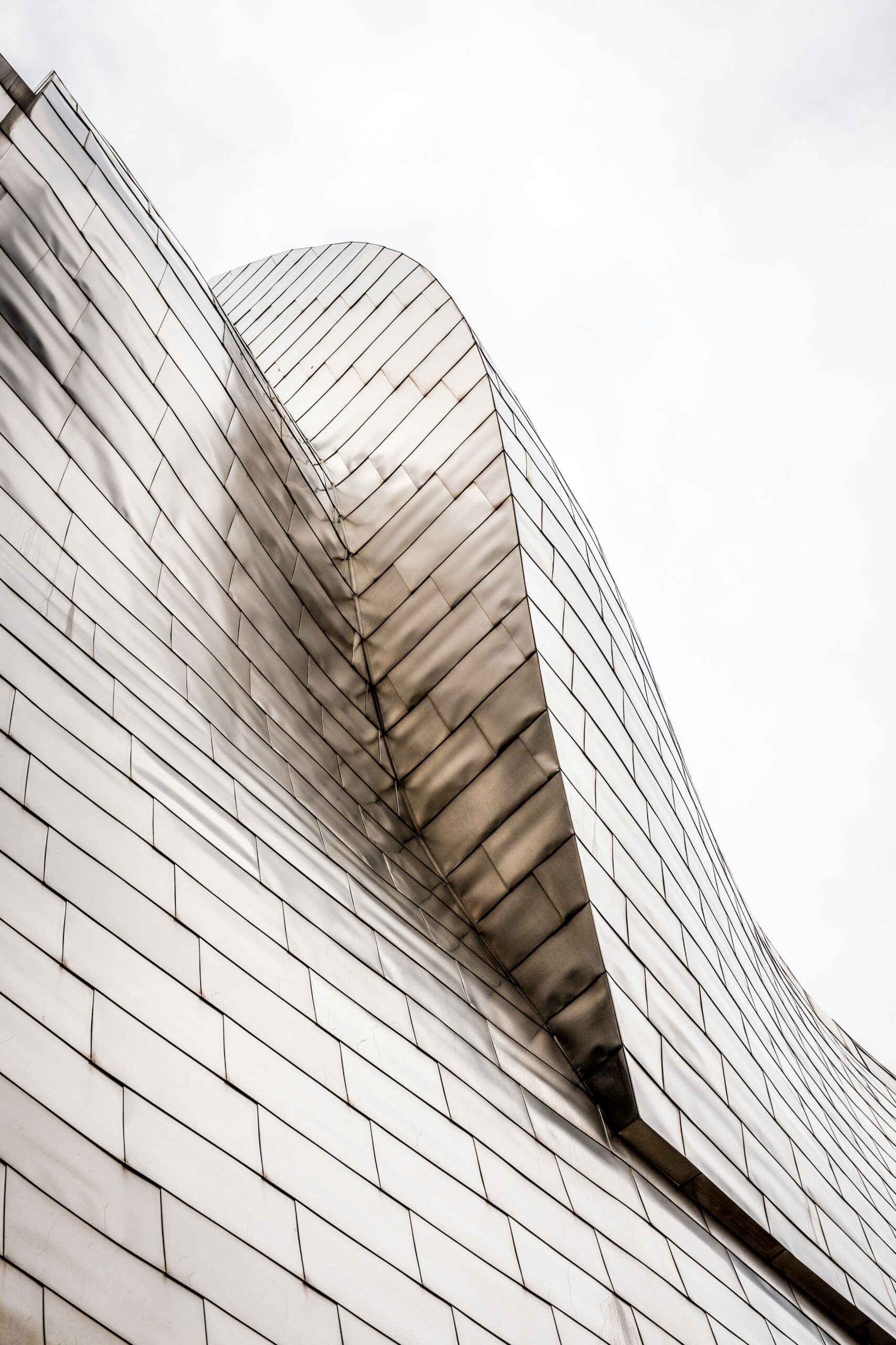 Frank Gehry: Biography, Works, Awards 37 Guggenheim museum bilbao curved facade detail - © bernard hermant