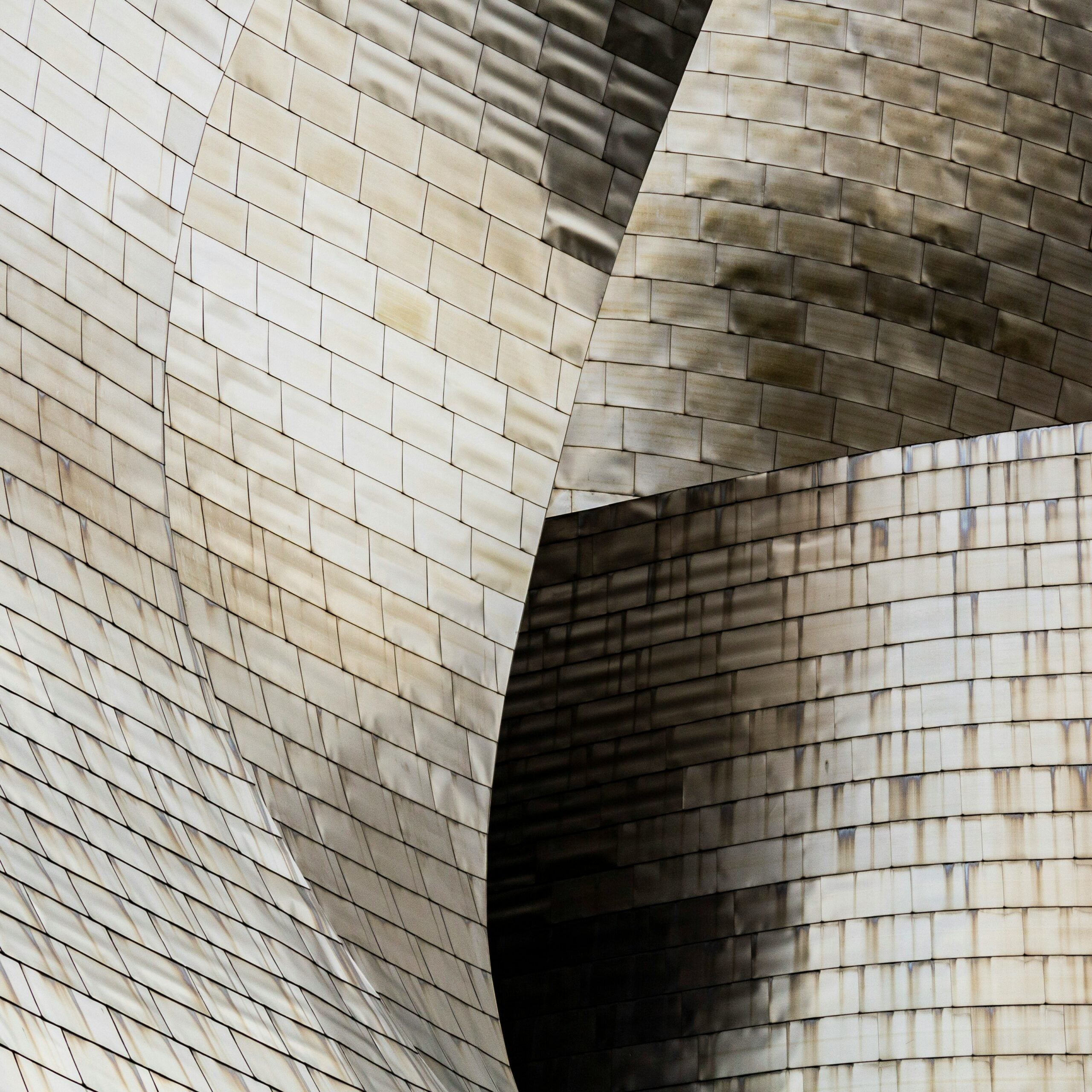 Frank Gehry: Biography, Works, Awards 35 Guggenheim museum bilbao metal cladding facade detail - © neil martin