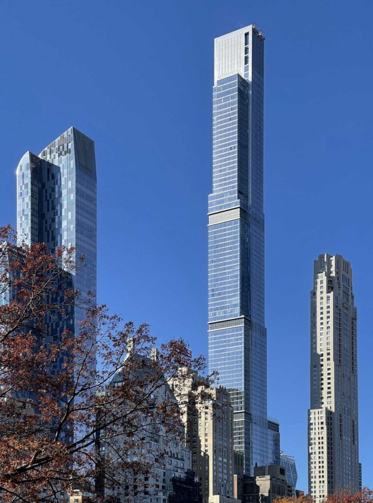Adrian smith+gordon gill architecture: central park tower tallest residential building in new york city © michael young