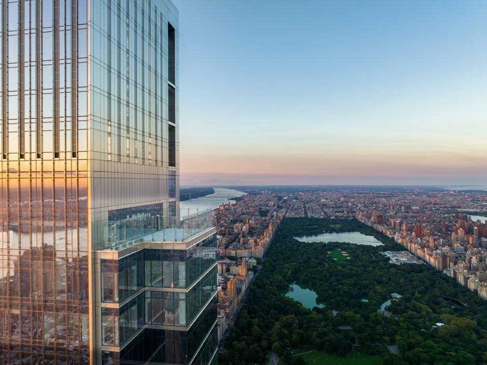 Adrian smith+gordon gill architecture: central park tower 3 story penthouse floors 129 to 131 © cody boone